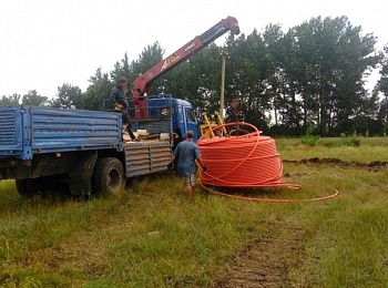 Прокладка оптической кабельной линии по программе «Сельские населенные пункты»