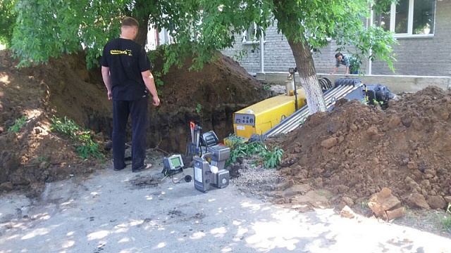 Строительство канализации методом ГНБ